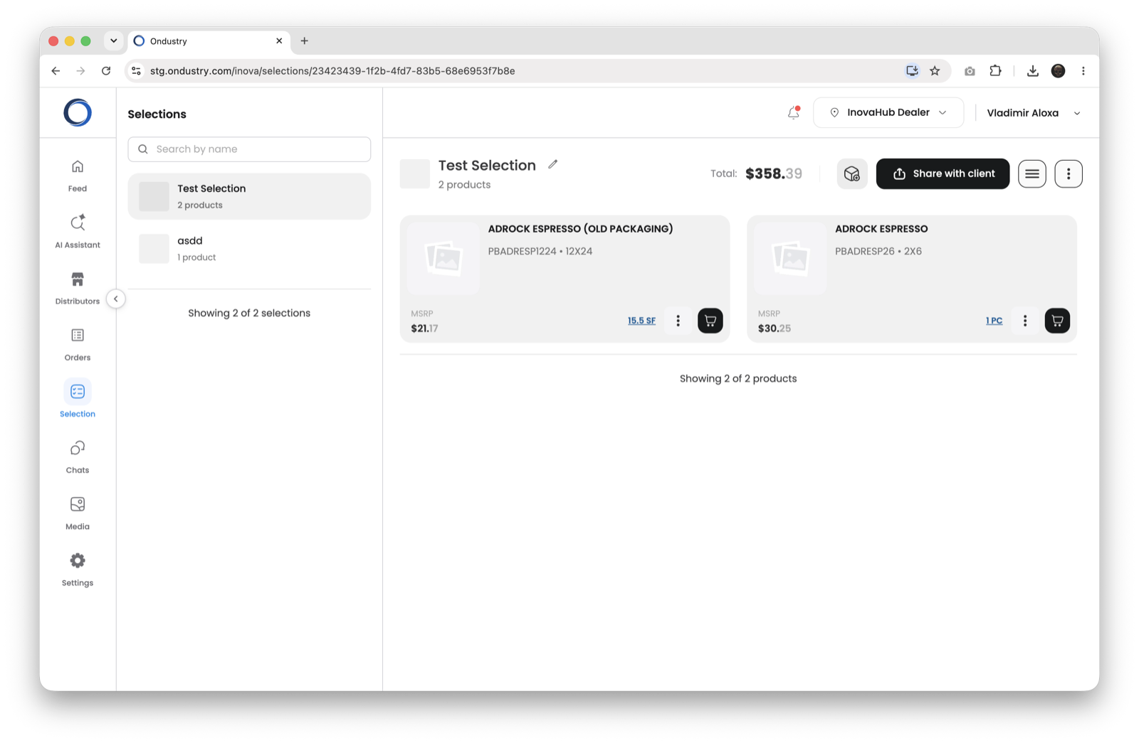 ONDUSTRY dealer app
